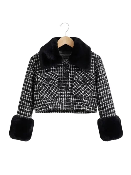 Hilal Akinci Kids Prijelazna jakna HİLAL AKINCI KİDS Kinderjacke' crna