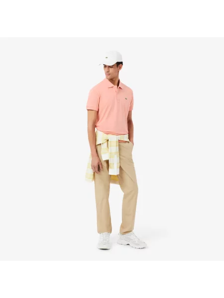 Lacoste Koszulka Polo Light Classic Fit różowa