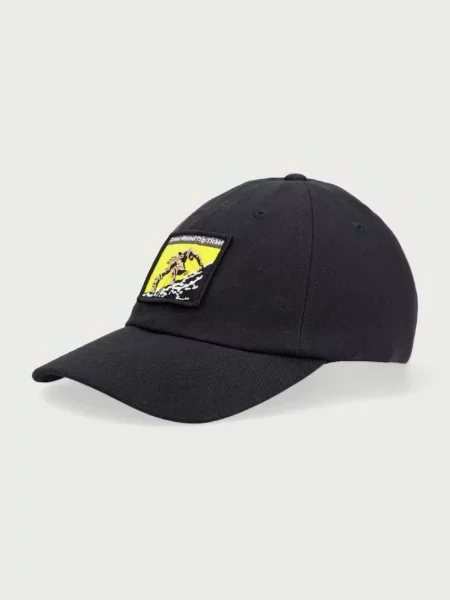 The North Face czapka bejsbolówka z bawełną Norm czarna