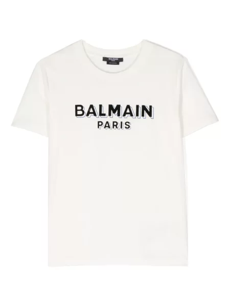 Koszulka dziecięca Balmain biała