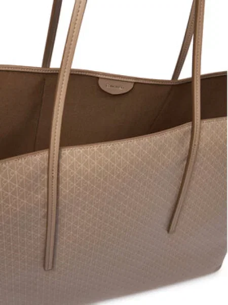 Calvin Klein Nakupovalna torba svetlo rjava / kaki bež
