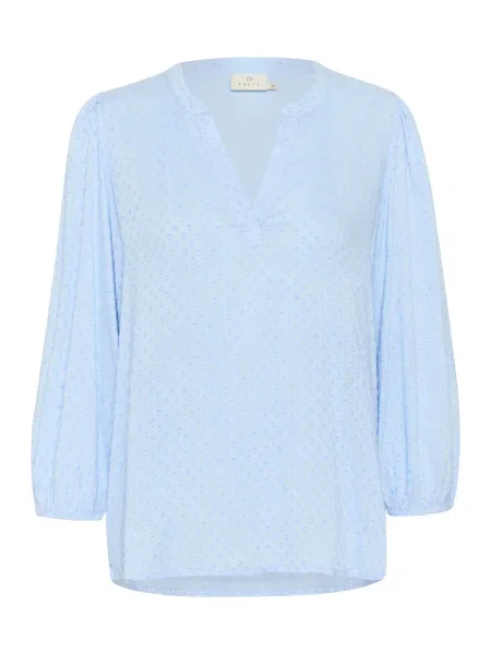 Kaffe Bluza KAAnnika svetlo modra