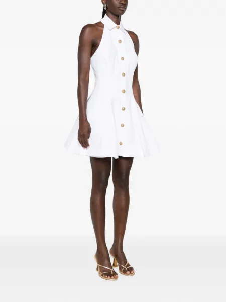 Rochie Balmain din poplin alb