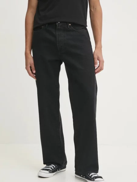 Дънки Abercrombie & Fitch черно