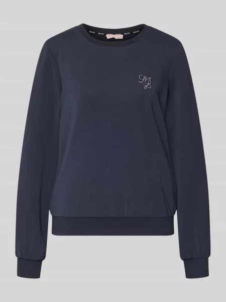 Bluza z mieszanki modalu z okrągłym dekoltem Liu Jo Sport