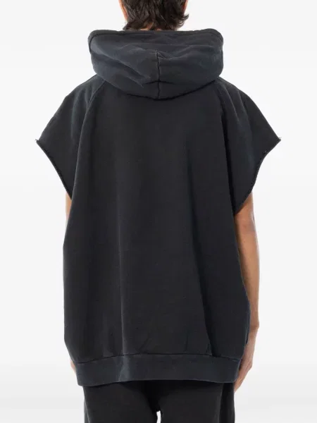 Αμάνικο γυμναστήριο hoodie Champion μαύρο