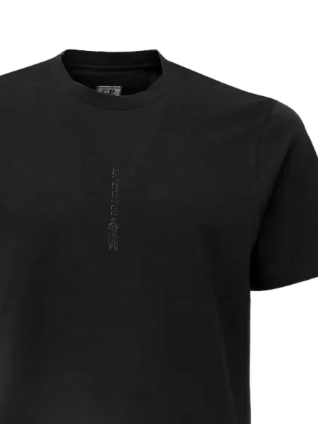 Μπλούζα C.p. Company με αυτόγραφο μαύρο