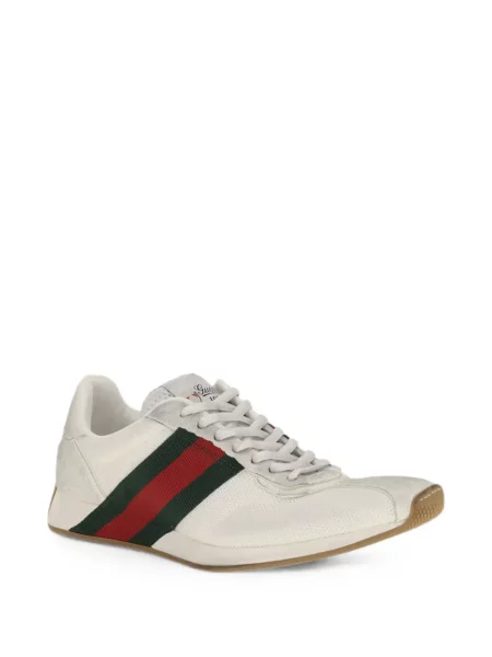 Sneakerși Gucci cu dungi alb