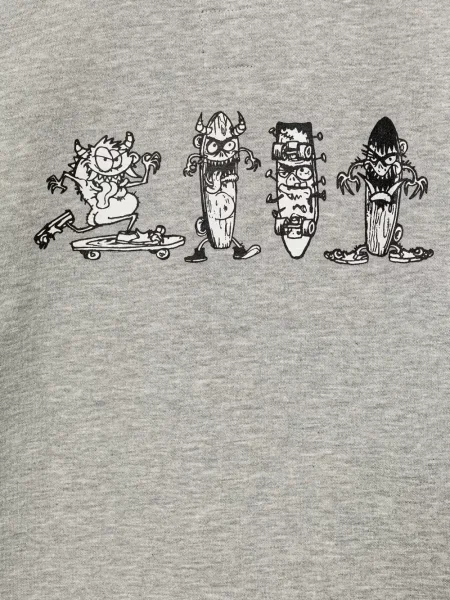 Dětska mikina s kapucí Vans šedá