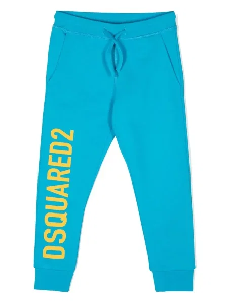 Spodnie dziecięce Dsquared2 niebieskie