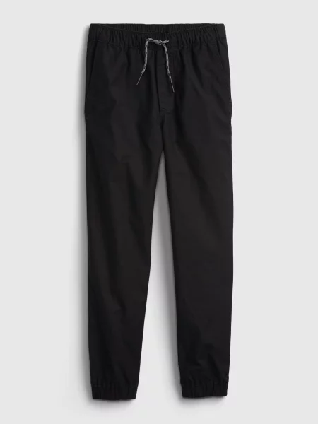 Pantaloni de jogging copii Gap alb