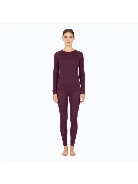 Set lenjerie termoactivă pentru femei WOOLCANO Merino purple violet