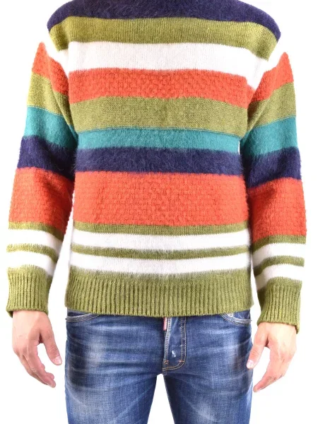 Pulover Dsquared2 cu dungi albastru