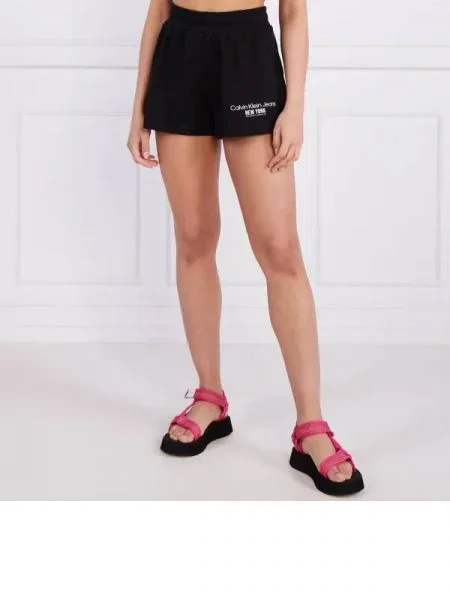 CALVIN KLEIN JEANS Rövidnadrág fekete