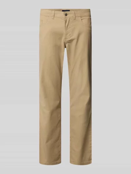 Jeansy o kroju slim fit w 5 kieszeni Christian Berg Men