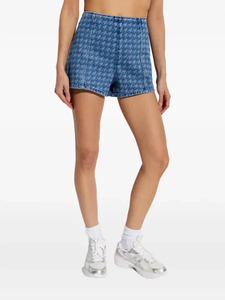 Τζιν σορτς Perfect Moment houndstooth μπλε