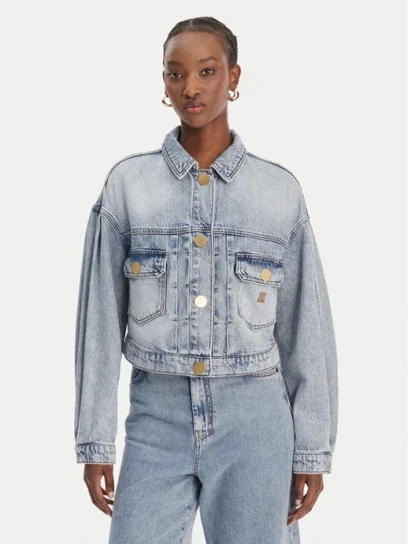 ARMANI EXCHANGE Prechodná bunda denim modrá
