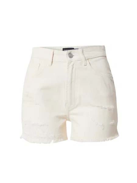 PIECES Jeans Kavay murdar alb