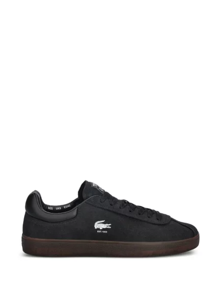 Sneakerși Lacoste cu șireturi din dantelă negru