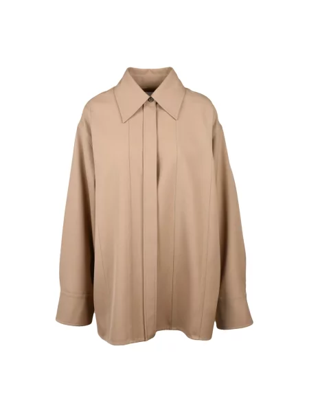 Koszula Jil Sander beżowa