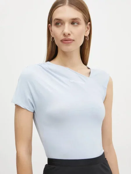 Karl Lagerfeld t-shirt niebieski