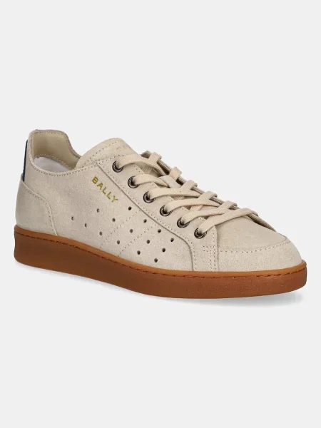 Велурени маратонки Bally бежово