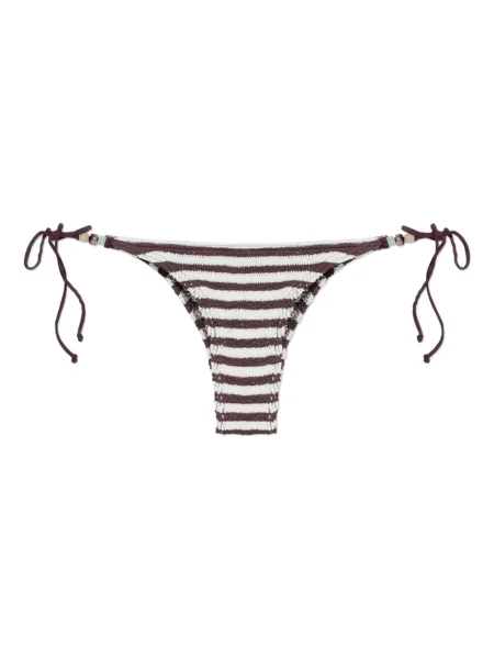 Bikini Bond Eye cu mărgele alb