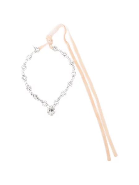 Colier N°21 de cristal argintiu