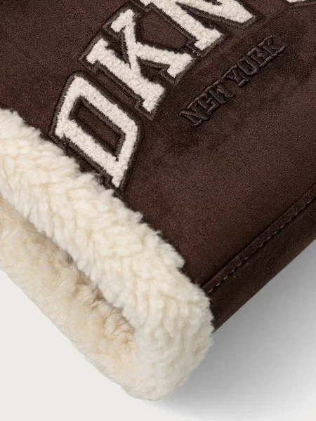Замшевая сумка через плечо Dkny