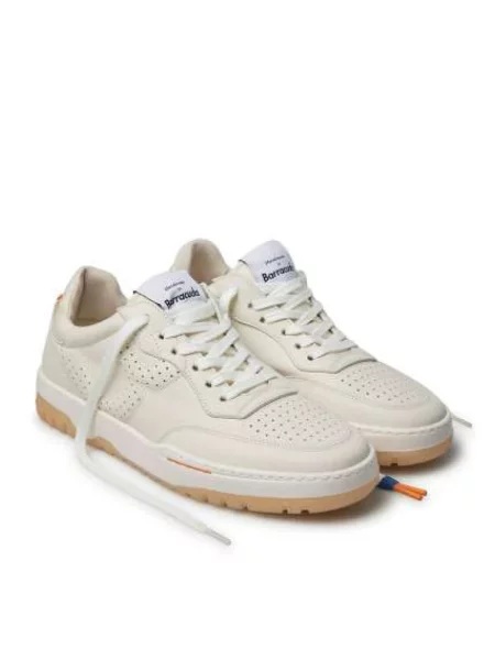 Sneakersy Barracuda skórzane beżowe