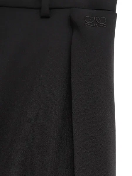 Pantaloni Loewe plisate negru