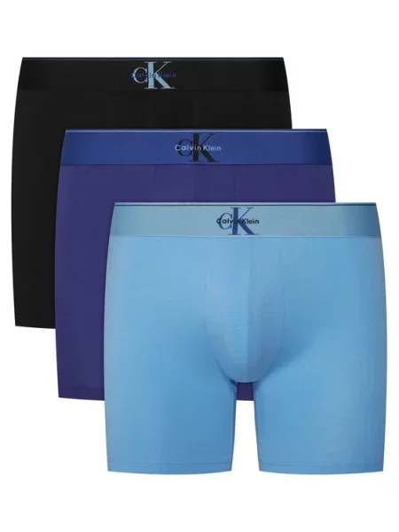 Calvin Klein Underwear Boxer trumpikės sodri „karališka“ / šviesiai / juoda mėlyna