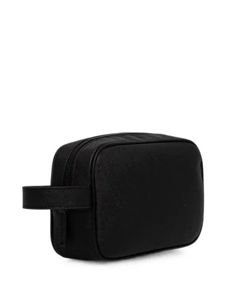 Geantă Armani Exchange cu autograf negru