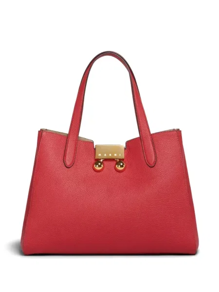 Geantă shopper Marni roșu