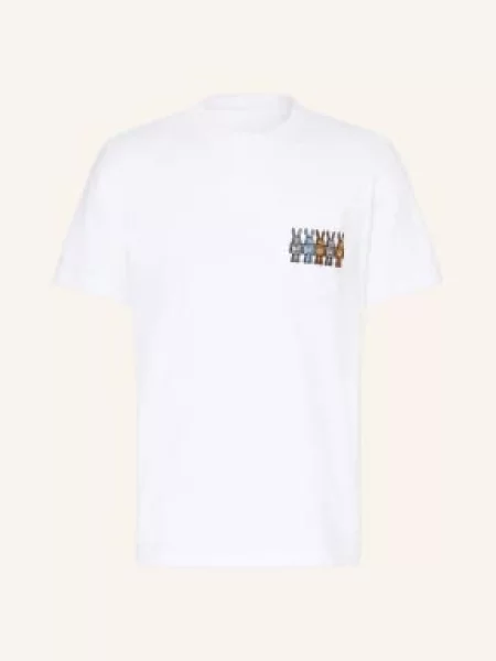 Mcm Tričko Rabot / koňaková / modrá bílá