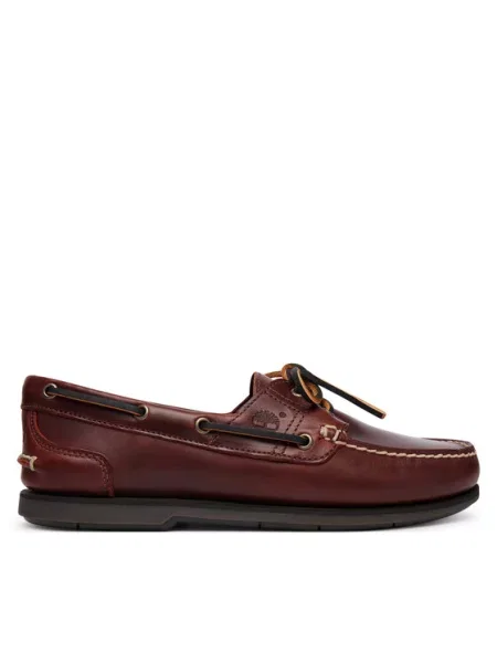 Timberland Μοκασίνια Classic Boat 2 Eye Μπορντό