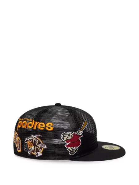Șapcă New Era Cap plasă cu autograf negru
