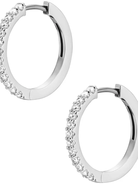 FOSSIL Cercei / transparent argintiu