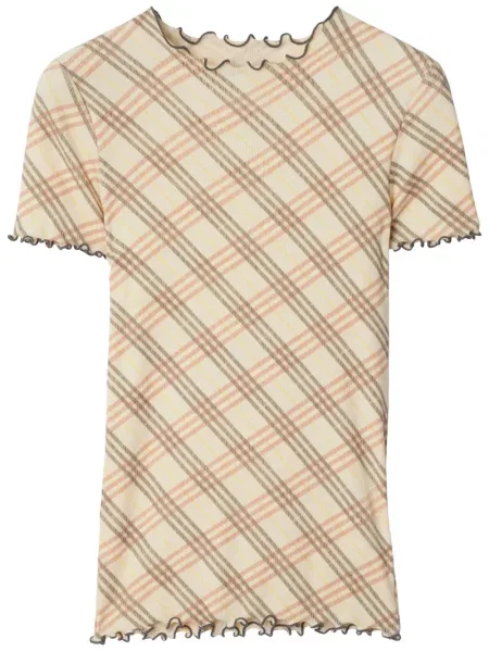 Tricou Burberry în carouri