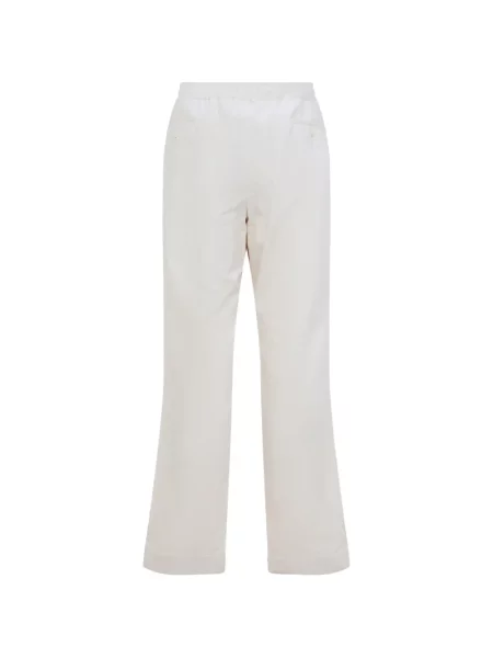 Pantaloni Ralph Lauren Purple Label de catifea cord alb