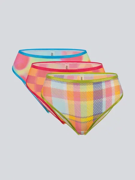 Женские трусы слип с высокой посадкой 3 шт.