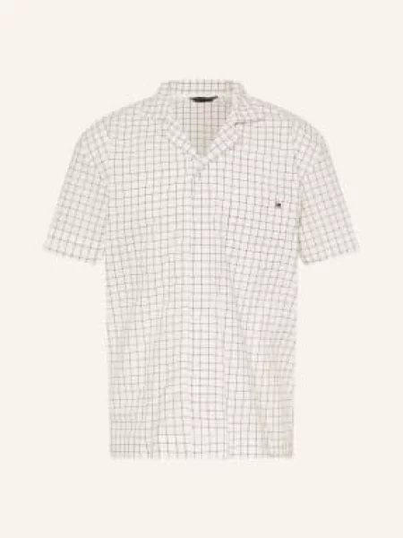 Tommy Hilfiger Krátké Pyžamo / tmavě šedá bílá