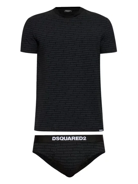 Tricou Dsquared2 cu imagine negru