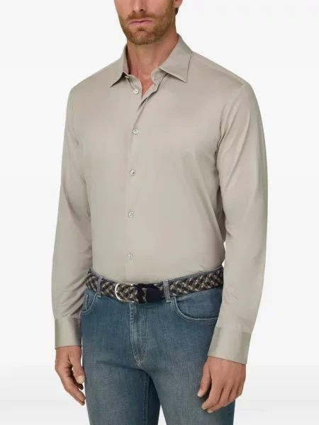 Tricou polo Boggi Milano de mătase