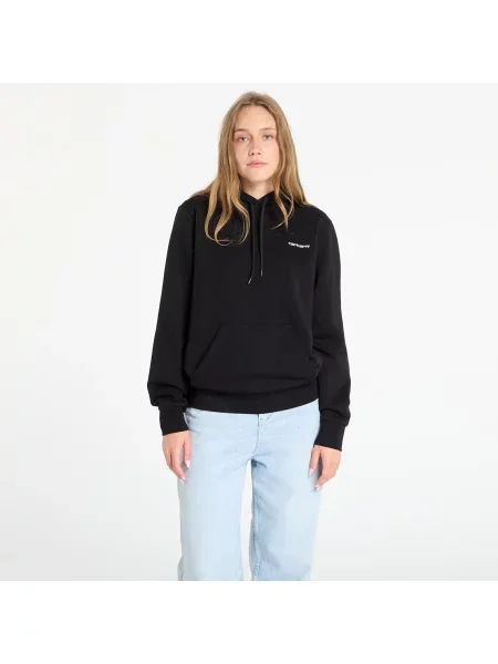 Kapucnis hímzett kapucnis melegítő felső Carhartt Wip fehér