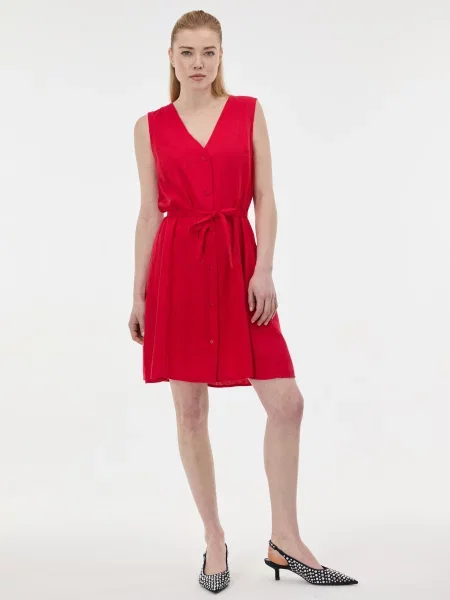 Rochie Orsay fără mâneci roșu
