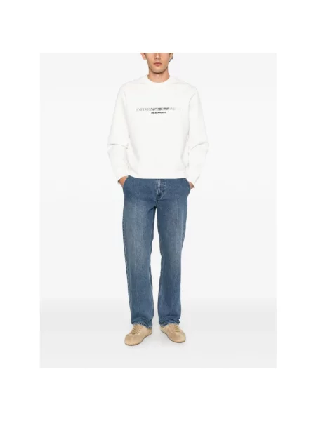 Bluza Emporio Armani z logo biała
