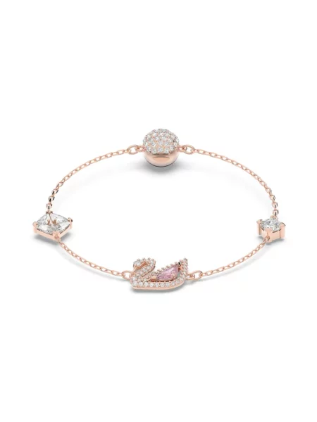 Bransoletka Swarovski różowa