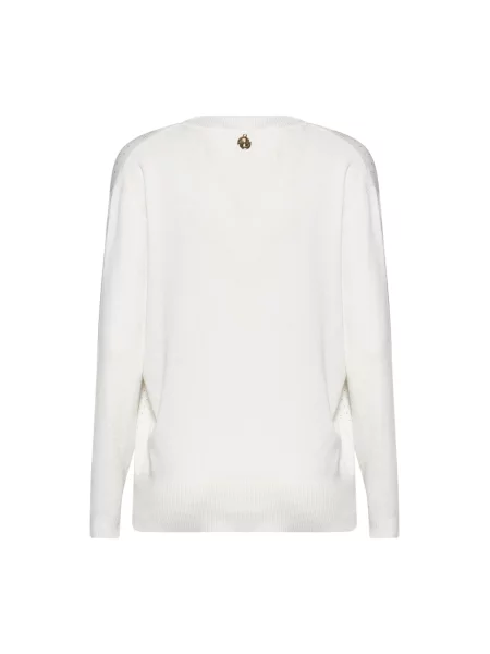 Dzianinowy sweter Silvian Heach biały