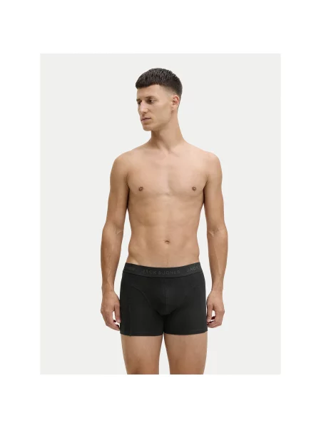 Jack&Jones Komplet boksarice in nogavice Trent Giftbox črna